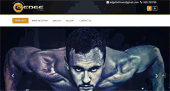 Desktop Screenshot of edgeforfitness.com